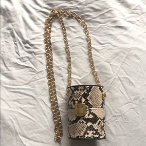 MINI SNAKESKIN PURSE
